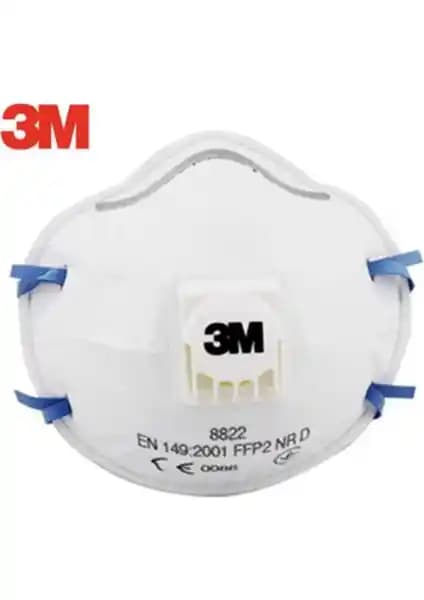 3M 8822 FFP2 Ventilli Solunum Koruyucu Maske Güvenlik ve Konfor Sunar