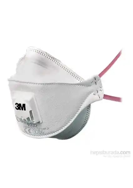 3M 9332 Ventilli Toz Duman ve Metal Dumanı Maskesi Endüstriyel Güvenlik Standartlarıyla