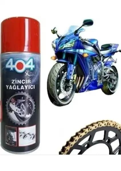 404 Bisiklet ve Motorsiklet Zincir Yağlayıcı Sprey Performans ve Koruma Çözümü