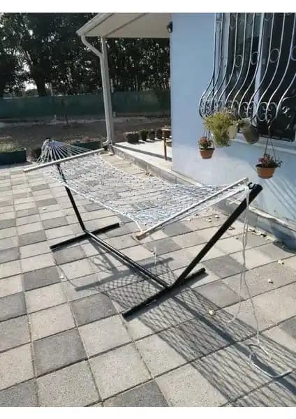 Abronya Siyah Metal Çift Kişilik Hamak İncelemesi ve Kullanım Avantajları