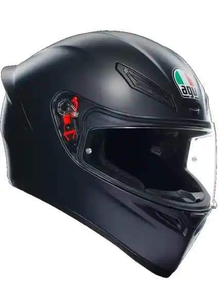 AGV K1 S Mono Mat Siyah Kask Yüksek Güvenlik ve Performans Sunar