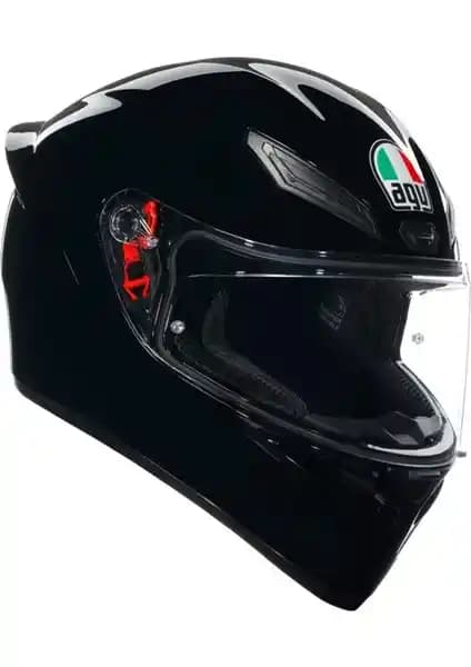 AGV K1 S Mono Siyah Kapalı Kask Güvenlik ve Performans Odaklı Tasarım