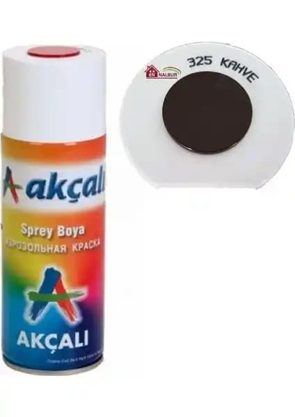Akçalı Sprey Boya 400 ml Kahve Renkli Dayanıklı ve Hızlı Kuruyan İç ve Dış Mekan Boyası