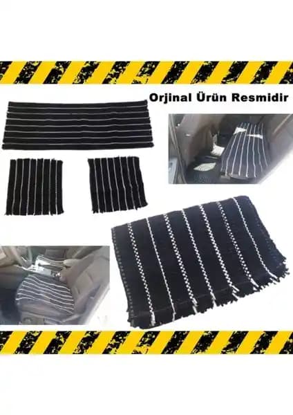 Alfa Romeo İçin Siyah Beyaz 3'lü Oto Koltuk Minder Seti Modern ve Dayanıklı Tasarım