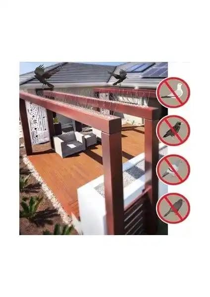 Altınay Kuş Konmaz Polikarbon Tel 2 Metre 4 Adet Dayanıklı ve Güvenilir Kuş Koruma Çözümü