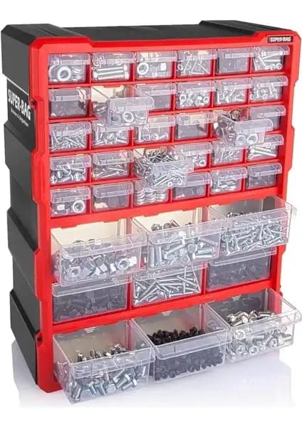 Asrın Plastik Super Bag Mono Blok Çekmeceli Organizer ile Etkili Depolama ve Düzen Sağlama