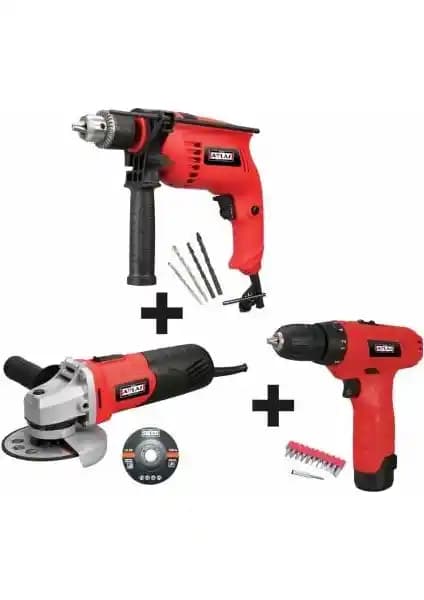 Attlas Eco Set 3G Li Darbeli Matkap: Çok Fonksiyonlu ve Güçlü El Aleti