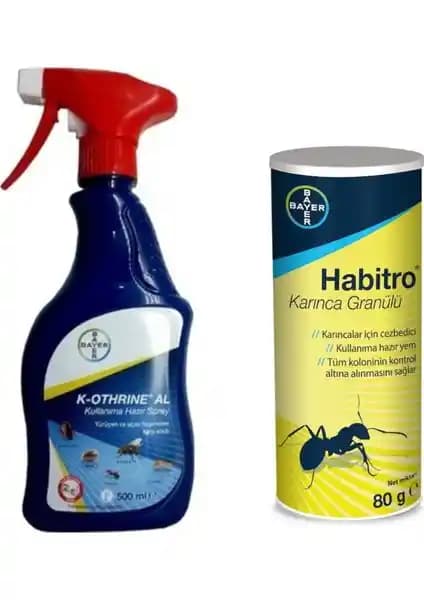 Bayer K-Othrine Al 500 ve Habitro Karınca Granülü: Güvenilir ve Etkili Haşere Kontrol Ürünleri