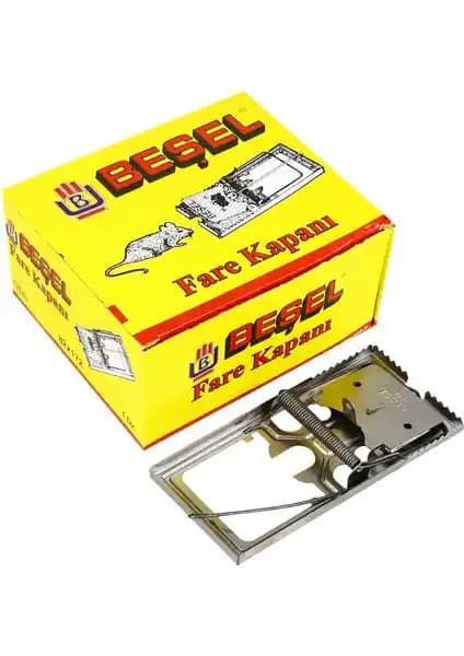 Beşel Fare Kapanı 12'li: Dayanıklı ve Etkili Fare Mücadele Aracı