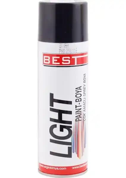 Best Light Mat Siyah Sprey Boya 250 ml ile modern ve dayanıklı yüzeyler yaratın