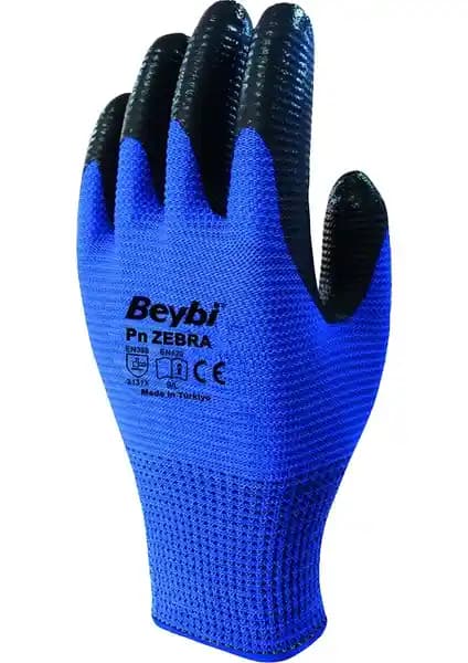 Beybi Pn Zebra Mavi Nitril İş Eldiveni: Dayanıklı ve Güvenilir Endüstri Eldiveni Seçenekleri
