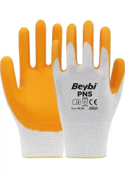 Beybi Pn5 Polyester Örme Nitril Eldiven: Endüstriyel Güvenlik ve Dayanıklılık Çözümü