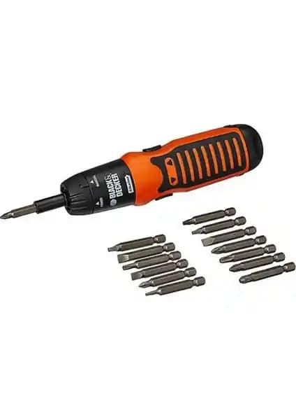 Black & Decker A7073 19 Parça Pilli Vidalama Seti: Çok Yönlü ve Dayanıklı El Aleti