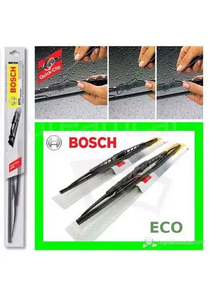 Bosch Eco Universal Quick-Clip Telli Grafitili Silecek: Dayanıklı ve Pratik Araç Cam Temizliği