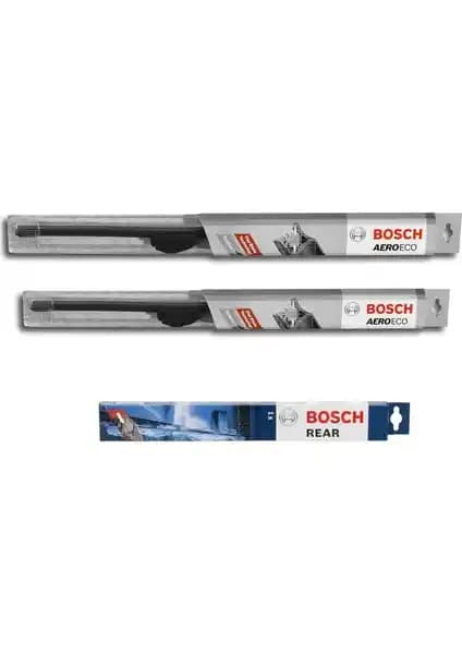 Bosch Nissan Qashqai Ön ve Arka Silecekleri Seti 2014-2019 Uyumlu Güçlü Temizlik Çözümü