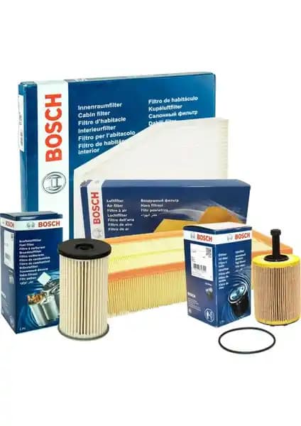 Bosch Vw Caddy 1.9 TDI Dizel Filtre Bakım Seti ile Motor Performansını Koruyun