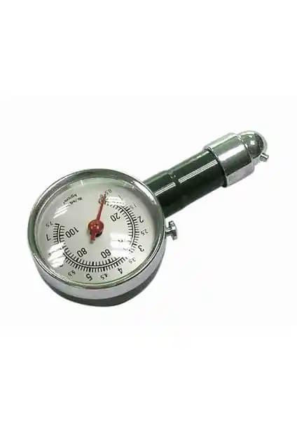 Carub Çelik Gövde Hava Ölçme Saati 100 PSI ile Güvenilir Lastik Basıncı Kontrolü