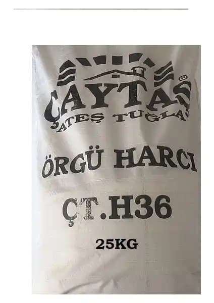 Çaytaş Ateş Tuğlası Şamot Harcı 25 kg Yüksek Performans ve Dayanıklılık Sağlar