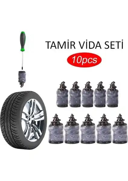 Çerçici Lastik Tamir Kiti Kauçuk Vida Seti: Hızlı ve Güvenilir Lastik Tamiri Çözümü