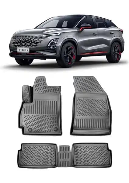 Chery Omoda 5 için 2023 sonrası dayanıklı 3D havuzlu otomobil paspası