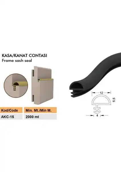 Contacall Amerikan Panel Kapı Fitili 25M Beyaz Yalıtım ve Konfor Artırıcı Ürün