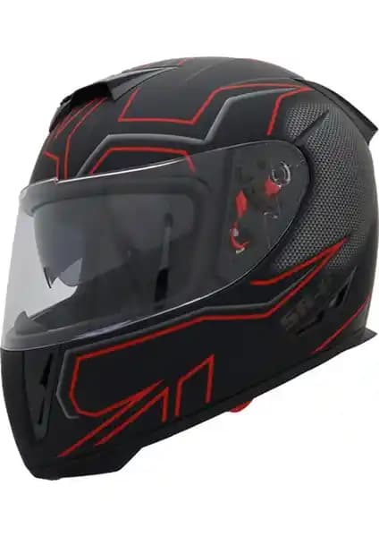 Cox Sr-F Raceway Mat Kask: Hafif ve Şık Tasarımıyla Günlük ve Spor Kullanım İçin Uygun