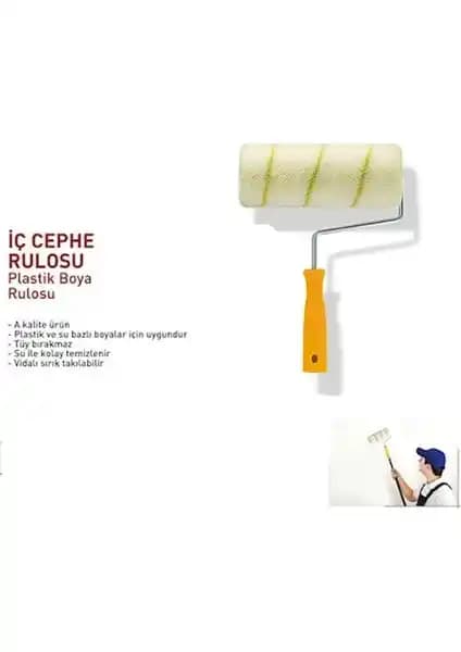 Defne 20 cm Plastik Boya Rulosu İç ve Dış Cephe Boyama İçin Yüksek Performanslı Ürün