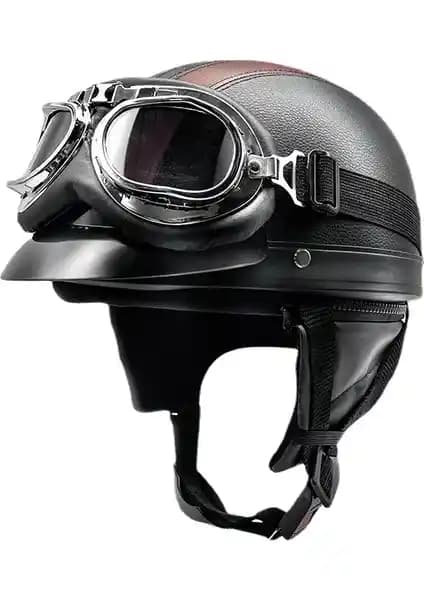 Devils Eye Yarım Kask Güvenlik ve Konfor Sunan Modern Motosiklet Aksesuarı