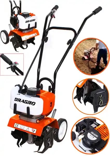 Dragro Alman Pro 4x4 9.9 Hp Çelik Şanzımanlı Benzinli Çapa Makinesi Özellikleri ve Kullanımı