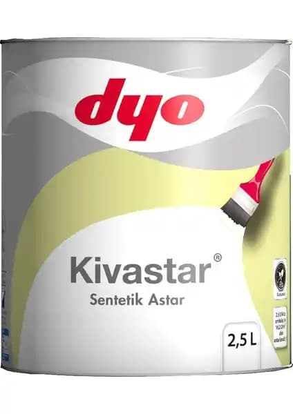 Dyo Kivastar 2,5 Litre Beyaz Astarlama Boyası İç ve Dış Mekanlar İçin Güvenilir Çözüm