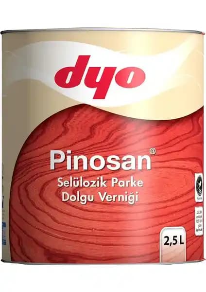 Dyo Pinosan Selülozik Parke Dolgu Verniği 2,5 Lt: Dayanıklı ve Kolay Uygulamalı Ahşap Kaplama Ürünü
