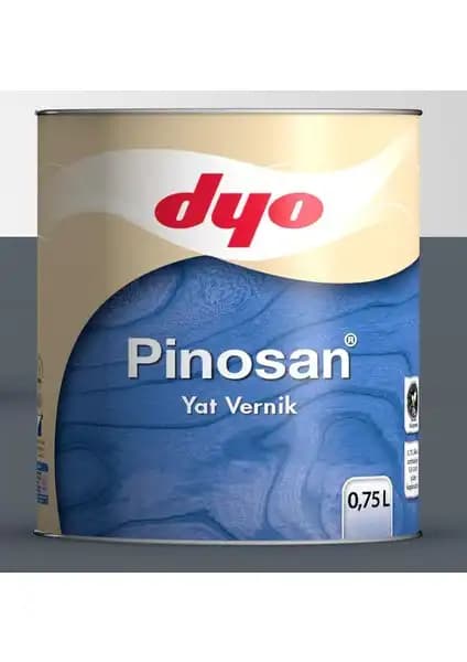 Dyo Pinosan Yat Verniği 0,75 Litre Şeffaf Ahşap Koruma ve Estetik Sağlar