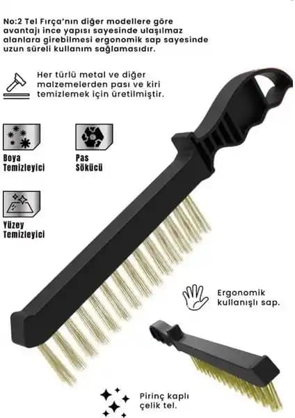 Eltos Tel Fırça: Dayanıklı ve Çok Yönlü Temizlik ve Bakım Aracı