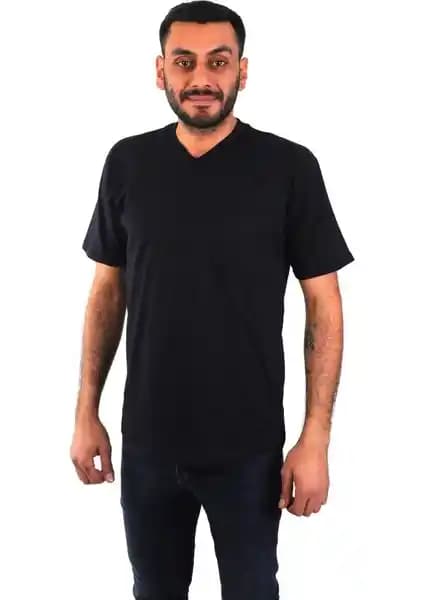 Eser V Yaka Kısa Kollu İş Tişörtü: Modern Tasarım ve Yüksek Kaliteyle Günlük ve İş Kullanımı İçin