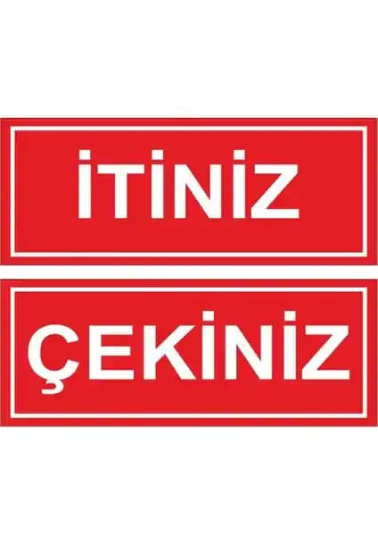 Etiket Sanatı Itiniz ve Çekiniz Sticker Kapı Etiketi İncelemesi ve Kullanım Avantajları