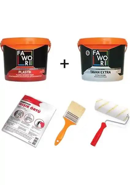 Fawori Plastik İç Cephe ve Tavan Boyası Seti: Dayanıklı ve Çevre Dostu Çözüm