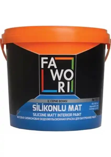 Fawori Silikonlu Mat İç Cephe Boyası 15 Lt ile Dayanıklı ve Estetik İç Mekan Çözümleri