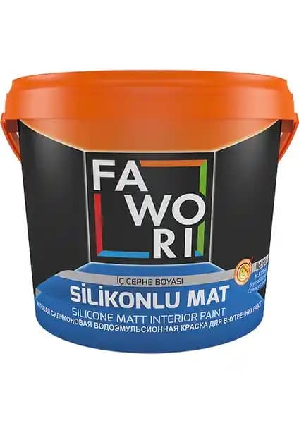 Fawori Silikonlu Mat İç Cephe Boyası 2,5 Lt Yüksek Performanslı ve Estetik İç Mekan Boyası