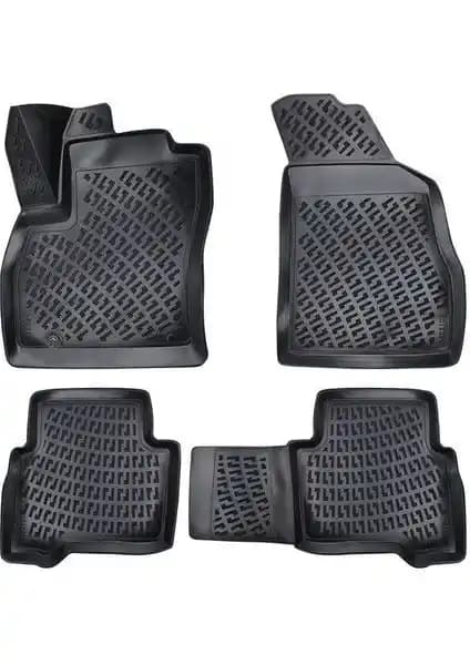 Fiat Fiorino 2007 ve sonrası modeller için yüksek kaliteli 3D havuzlu paspaslar