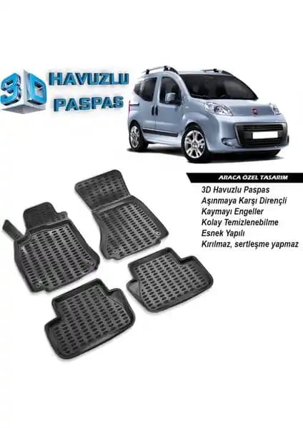 Fiat Fiorino İçin 3D Havuzlu Paspas A+Plus ile Koruma ve Temizlik Sağlayın
