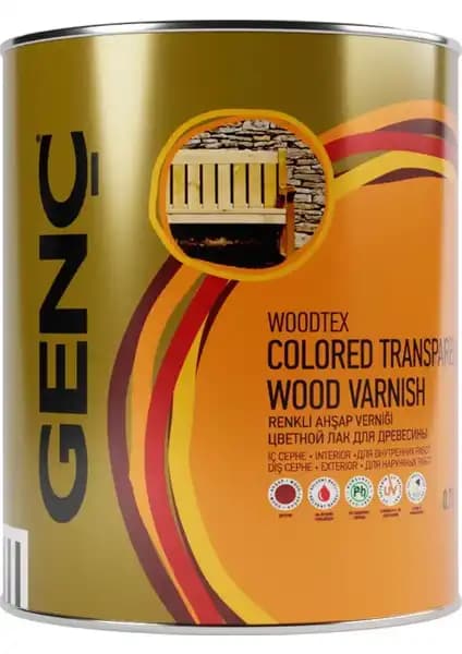 Genç Renkli Ahşap Vernik 0010 Naturel 0.75 l: Dayanıklı ve Estetik Ahşap Koruyucu