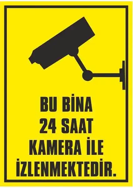 Güvenlik ve Uyarı Levhası 50x70 cm PVC Malzeme ile Üstün Kalite ve Dayanıklılık