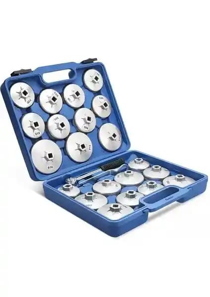 Hırdavat Garajı 23 Parça Tas Tip Yağ Filtre Sökme Seti ile Kolay ve Ekonomik Araç Bakımı