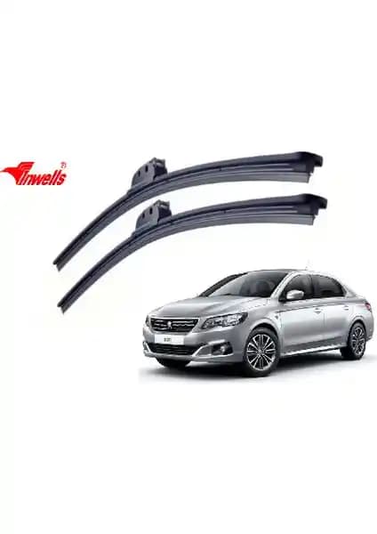 Inwells Peugeot 301 Silecek Takımı 2012-2016 Uyumlu Muz Tipi Yüksek Performanslı