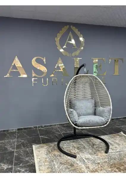 İstanbul Mob'un Tek Kişilik Balkon ve Bahçe Salıncağı: Dayanıklı, Şık ve Kullanışlı Tasarım