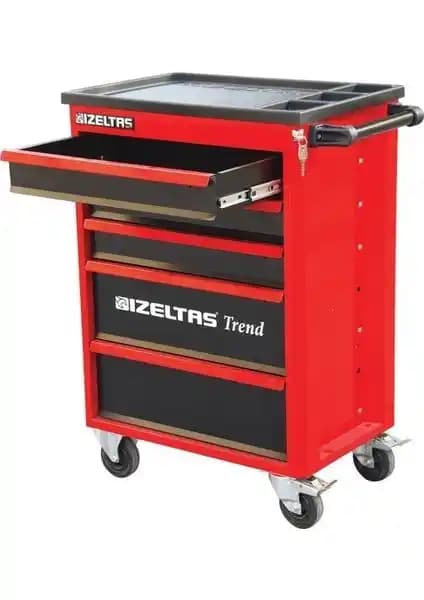 İzeltaş Trend Serisi Takım Dolabı 96 Parça Çekmeceli Dayanıklı ve Çok Fonksiyonlu