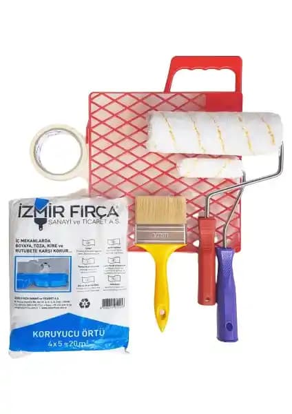 İzmir Fırça Marmara Boyacı Seti 20 cm: Profesyonel ve Dayanıklı Boya Araçları