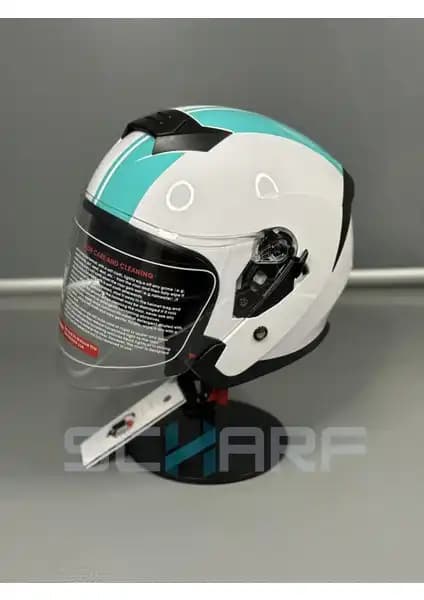JK20 Scharf JK-526 Güneş Vizörlü Yarım Kask: Güvenlik ve Konfor Sunan Modern Tasarım