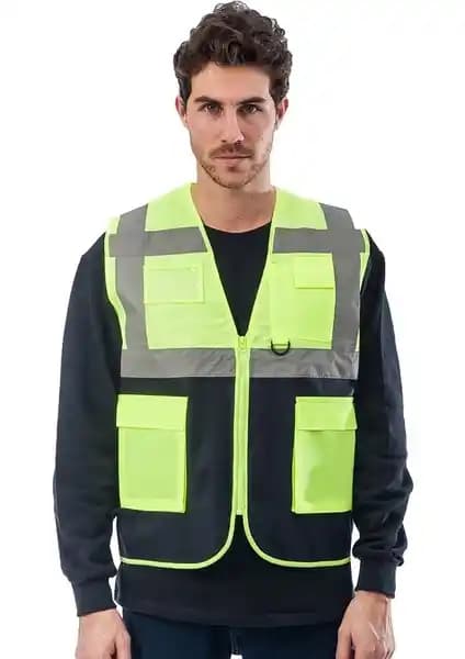 Kanca Mühendis İkaz Yeleği Fosfor ve Reflektif Özellikleriyle Güvenlik Sağlar