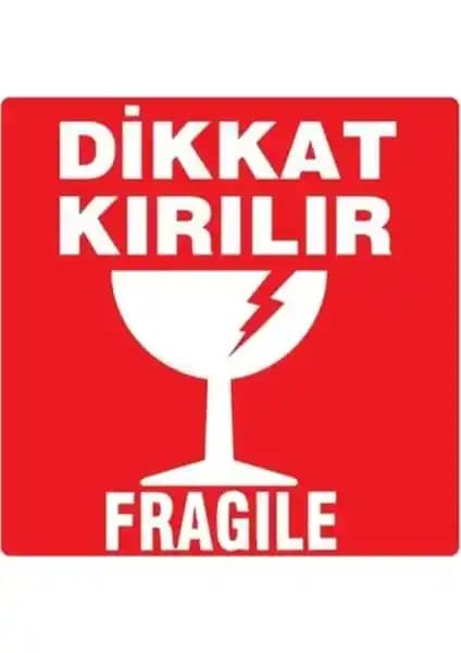 Kartallar Etiket Dikkat Kırılır Etiketi: Güvenli ve Dayanıklı Uyarı Çözümü